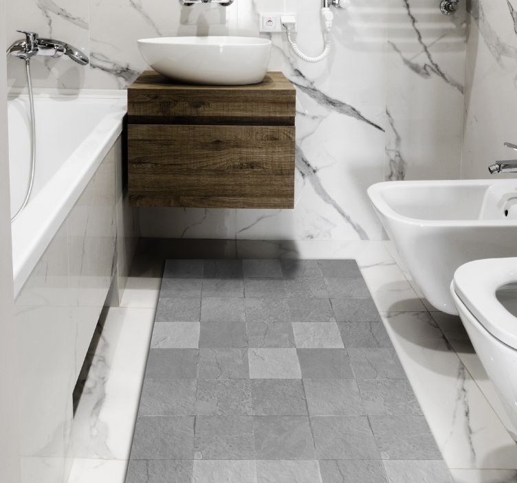 carpet tiles stone floor tiles - TenStickers