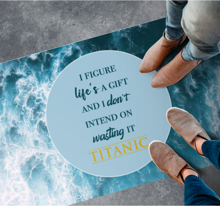 Custom rug life is a gift - TenStickers