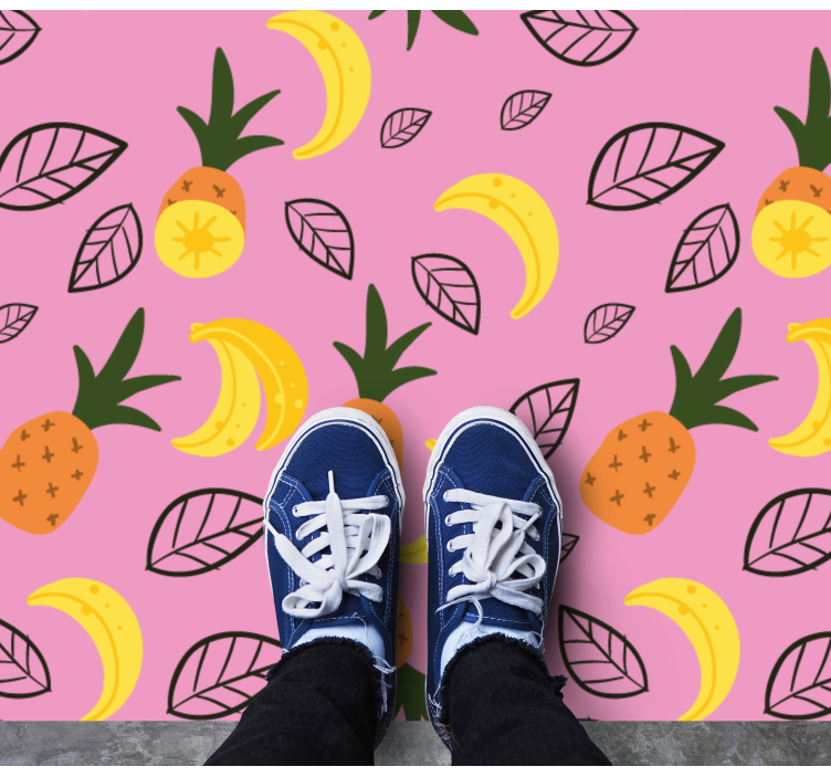 Exotic fruit delight kitchen vinyl rug - TenStickers