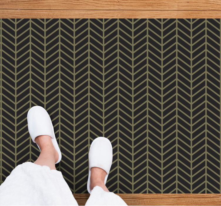Herringbone Striped Pattern stripes carpet - TenStickers