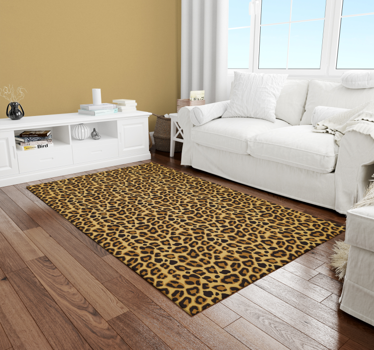 Leopard Print Area Rug - TenStickers