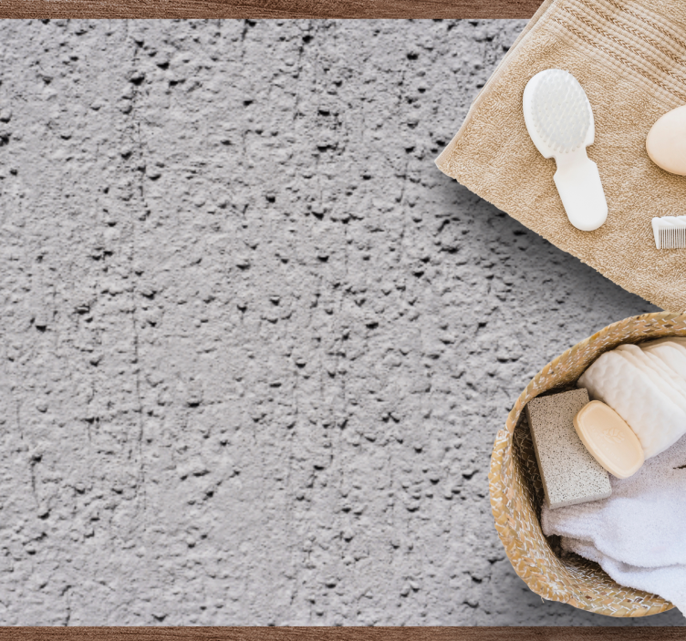 Light grey cement texture carpet - TenStickers