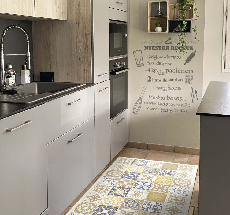 Limestone Spanish Tiles  tile carpet - TenStickers