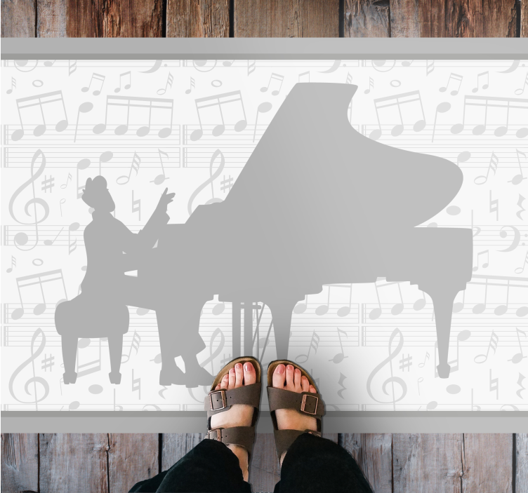 Musical Performance Scene event vinyl rug - TenStickers