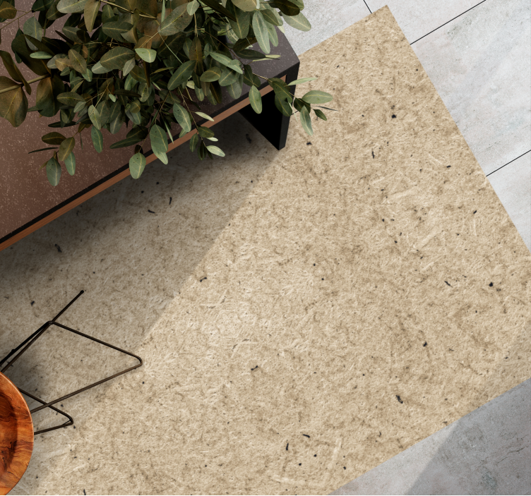 Natural Oak Look wood effect vinyl rug - TenStickers