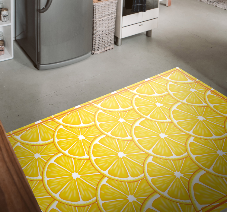 Orange Pattern texture carpet - TenStickers