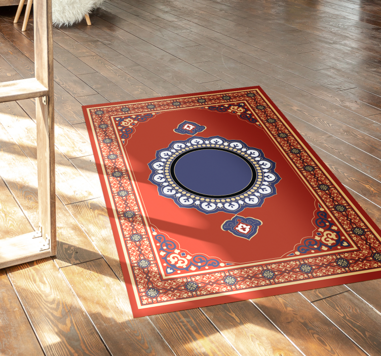 persian style  rectangular rug - TenStickers