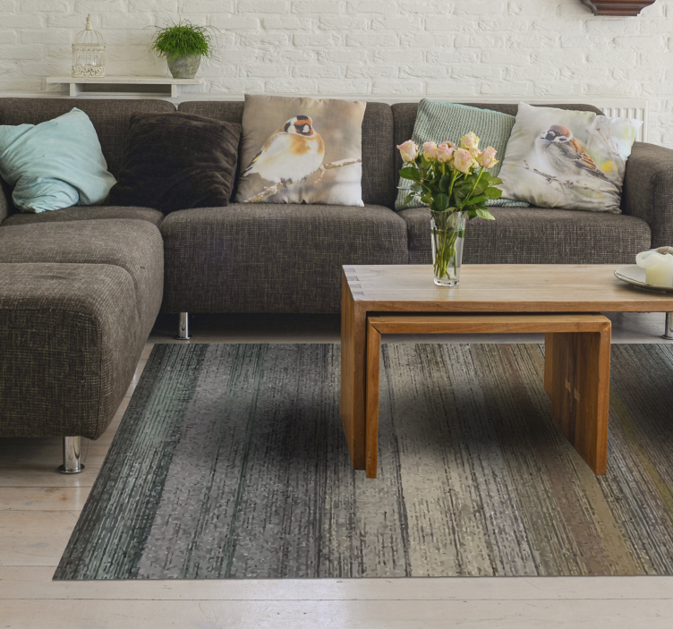 Textured Gradient textured vinyl rug - TenStickers