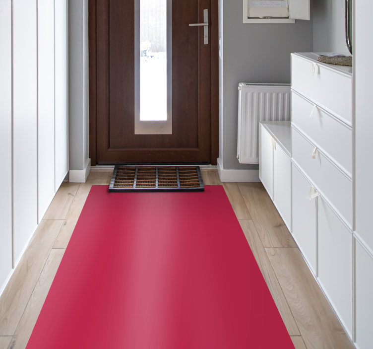 Viva Magenta pink vinyl  rug - TenStickers