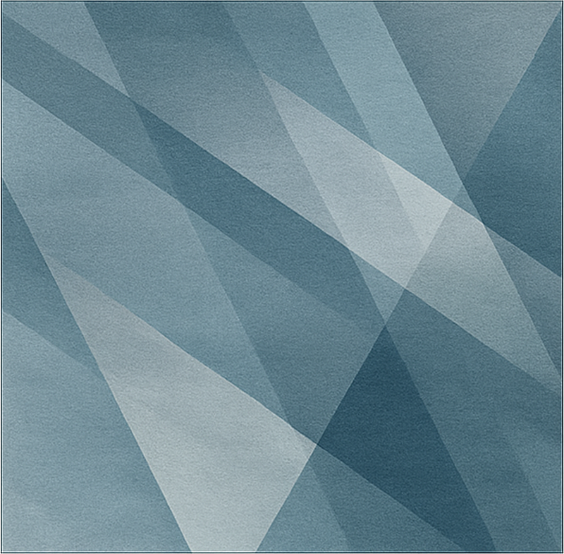 Abstract Geometric Gradient dining room vinyl rug - TenStickers