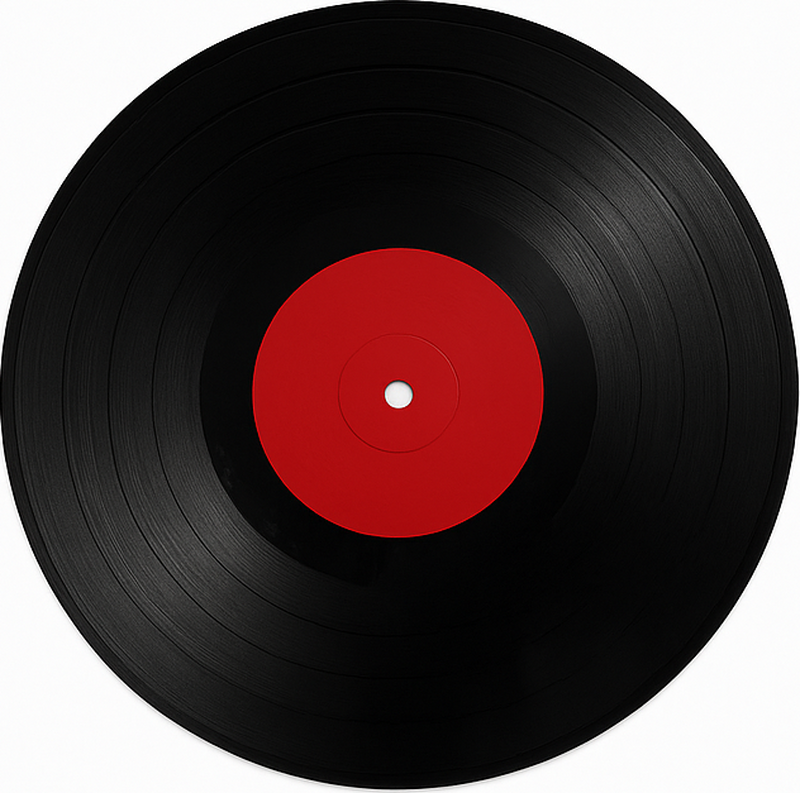 Large Vinyl Record dining room vinyl rug - TenStickers