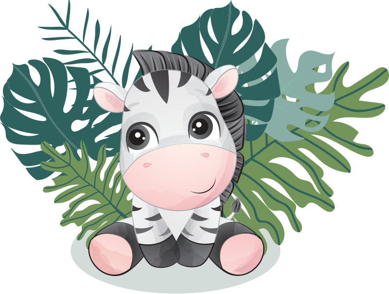 Wild africa zebra animal vinyl rug - TenStickers