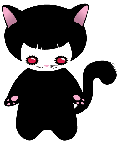 Animal vinyl rug baby cat monster rug - TenStickers