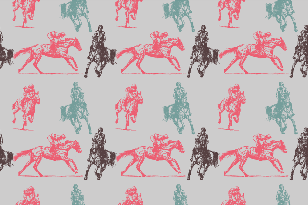 Animal vinyl rug with western house design - TenStickers