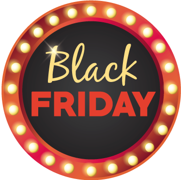 Black friday vinyl rug red round sale - TenStickers