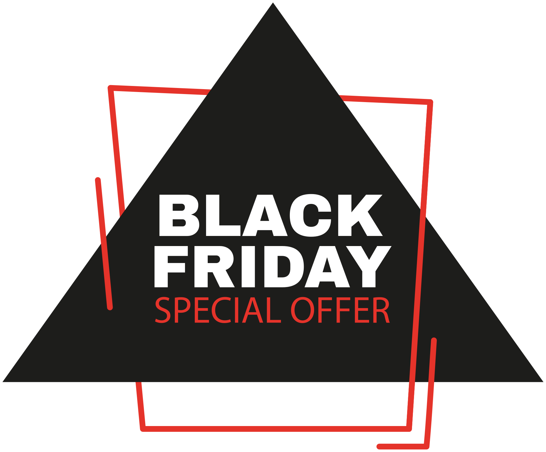 Black friday vinyl rug black friday sign - TenStickers
