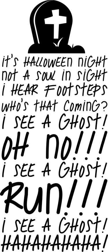 Halloween vinyl rug - thriller - TenStickers