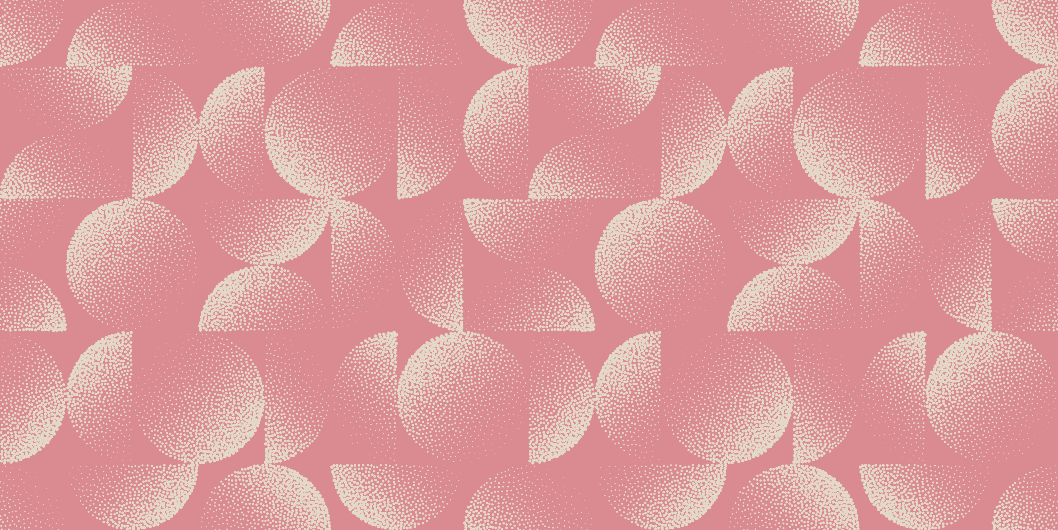 Pastel semi-circles dining room vinyl rug - TenStickers