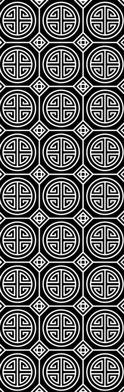 Bathroom vinyl rug japanese minimalism - TenStickers