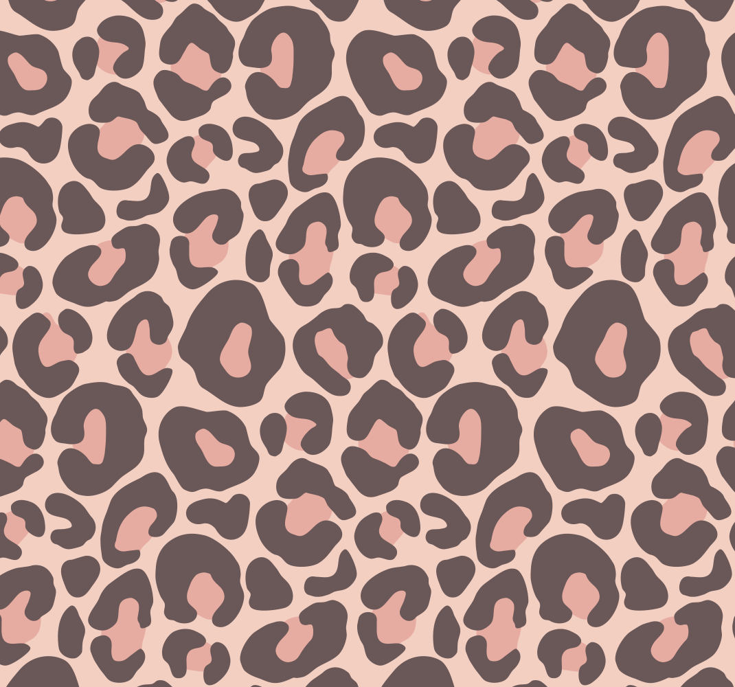 Pink leopard print animal print vinyl rug - TenStickers
