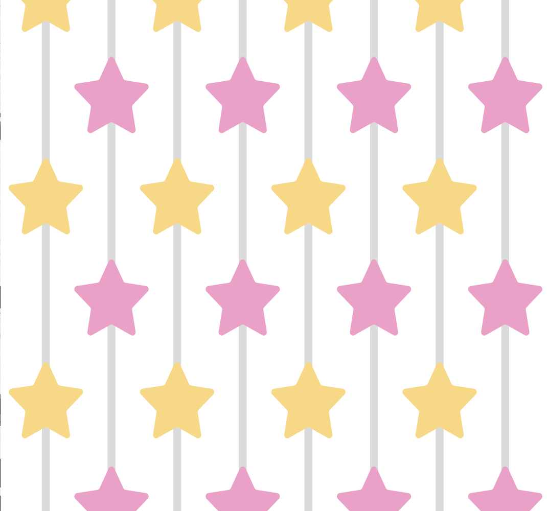 Star vinyl rug with incredible charm - TenStickers