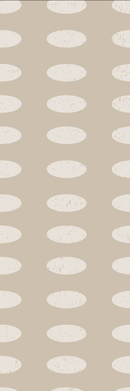 Geometric vinyl rug with white circle pattern - TenStickers