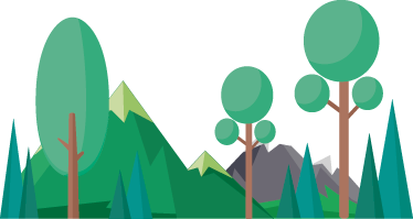 Nature vinyl rug christiania trees denmark - TenStickers