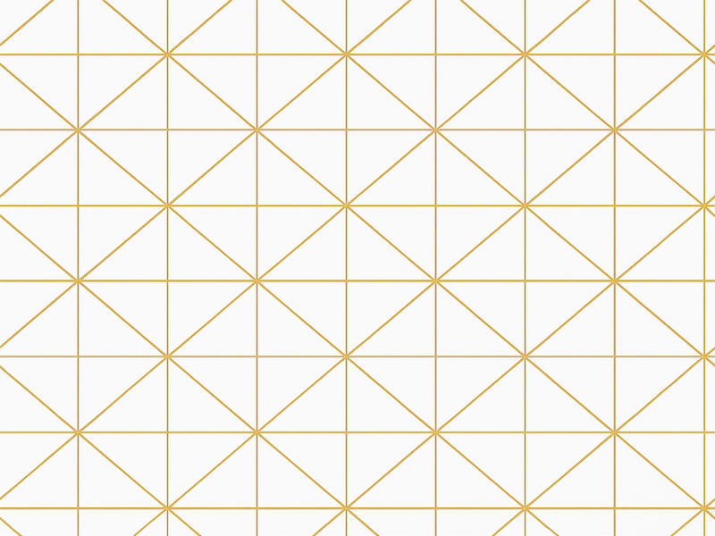Gold geometric bedroom vinyl rug - TenStickers