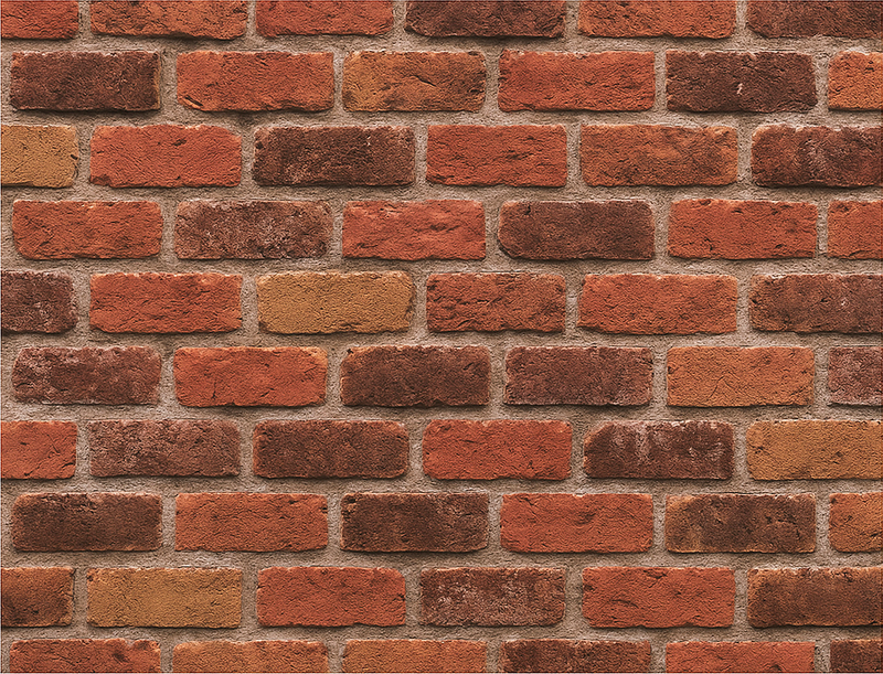 Rustic brick stone bedroom vinyl rug - TenStickers