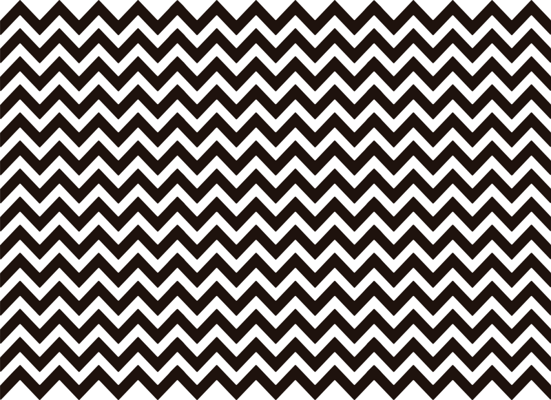 Geometric vinyl rug zigzag stripe pattern - TenStickers