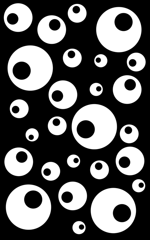 Geometric vinyl rug with water beads - TenStickers