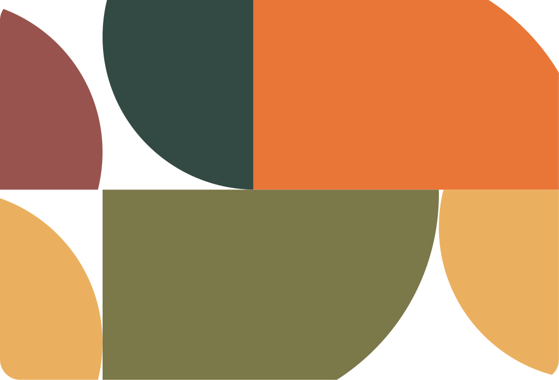 Geometric vinyl rug in abstract geometric art - TenStickers