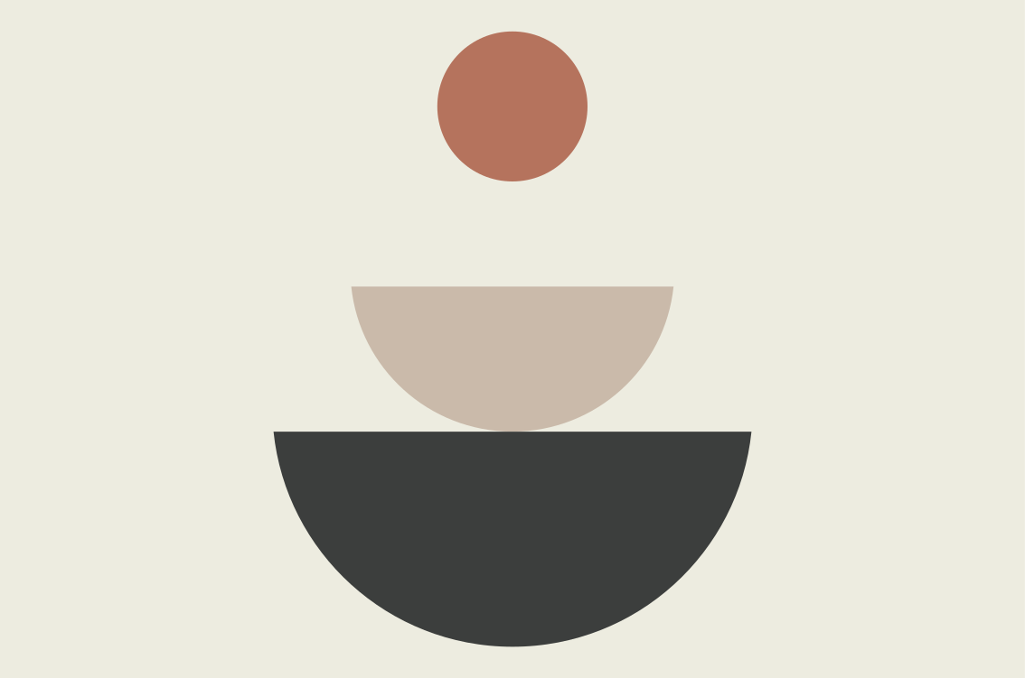 Geometric vinyl rug in fountain abstract design - TenStickers