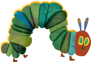 Kids vinyl rug hungry caterpillar - TenStickers
