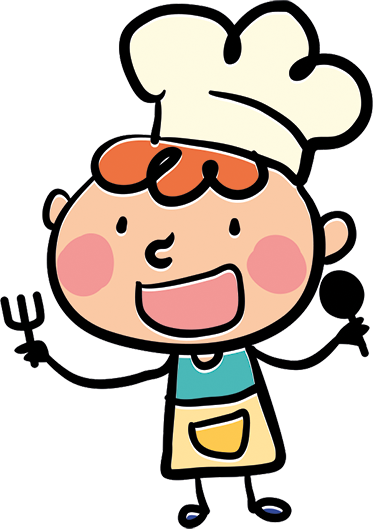 Kids vinyl rug little chef - TenStickers