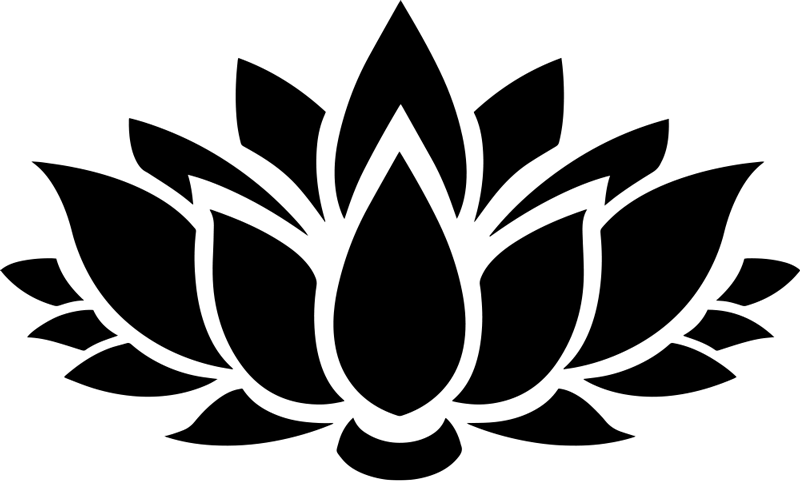 Bedroom vinyl rug lotus simplicity - TenStickers
