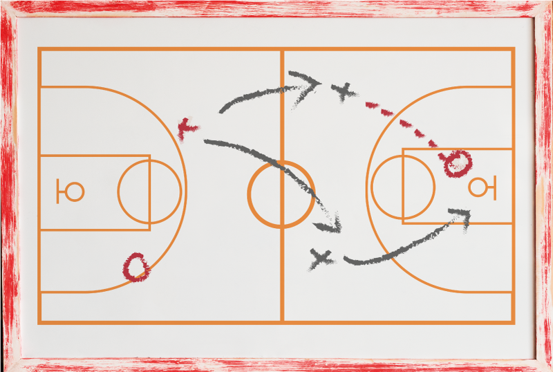 Game vinyl rug for board game sports coach - TenStickers