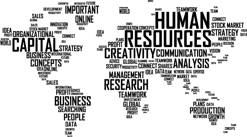 World map vinyl rug for businesses - TenStickers