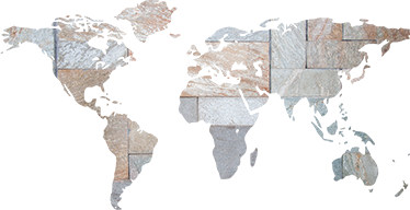 World map vinyl rug marble effect design - TenStickers