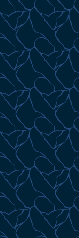 Bathroom vinyl rug with blue marble texture - TenStickers