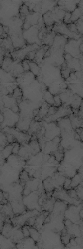 Bathroom vinyl rug in black grungy marble design - TenStickers