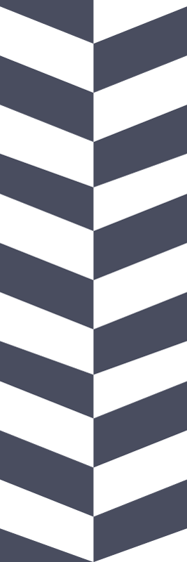 Bathroom vinyl rug with navy blue stripe pattern - TenStickers