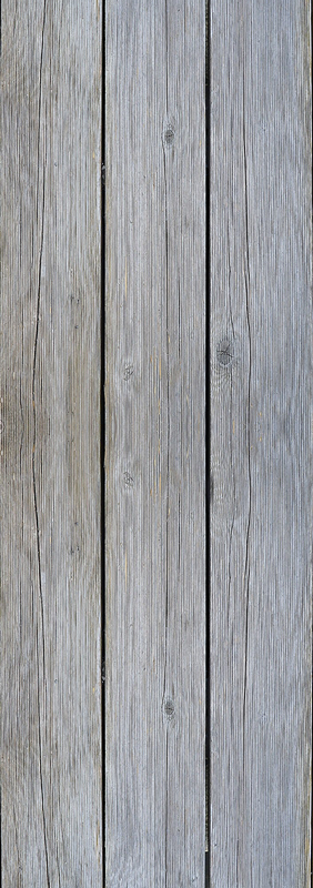 Bedroom vinyl rug in nordic gray raw wood - TenStickers