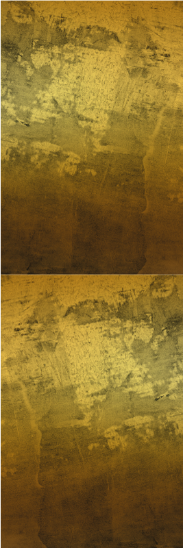 Bedroom vinyl rug with retro golden tangle design - TenStickers