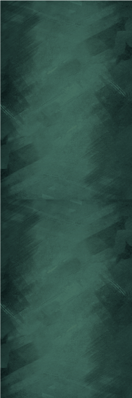 Bedroom vinyl rug in rustic green retro design - TenStickers