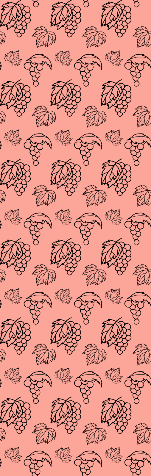 Bedroom vinyl rug with african style rose grapes design - TenStickers