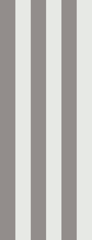 Bedroom vinyl rug in nordic gray vertical stripes - TenStickers