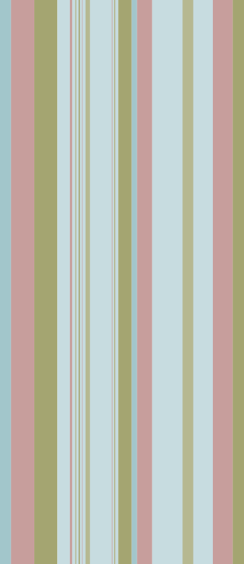 Blue and green 80's stripes bedroom vinyl rug - TenStickers