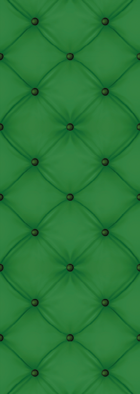 Bedroom vinyl rug in green velour diamond design - TenStickers