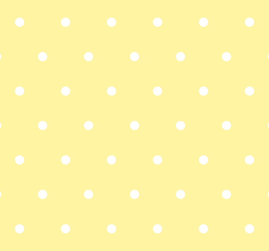 Bedroom vinyl rug with yellow polka dots - TenStickers